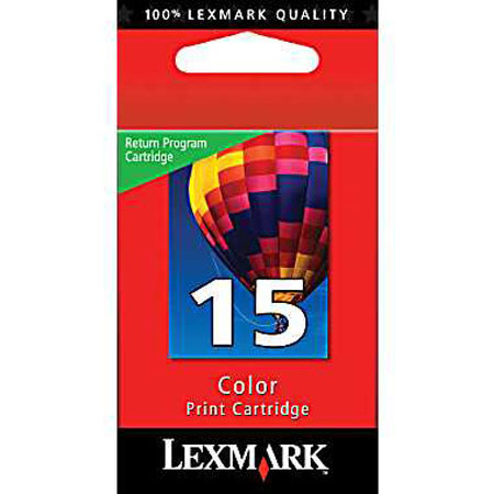 Lexmark No 15 Color Return Program Ink Print Cartridge
