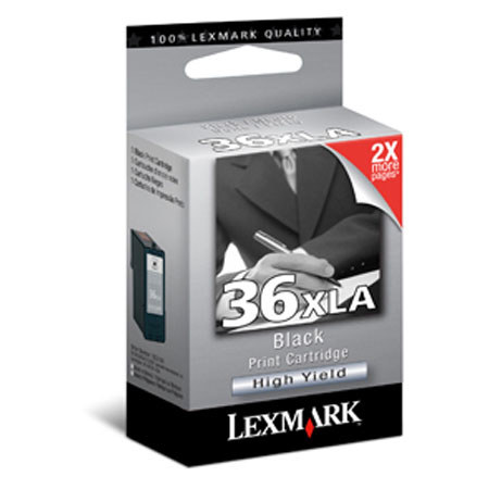 Lexmark 18C2190 #36XLA Black Hi-Yield Ink Cartridge