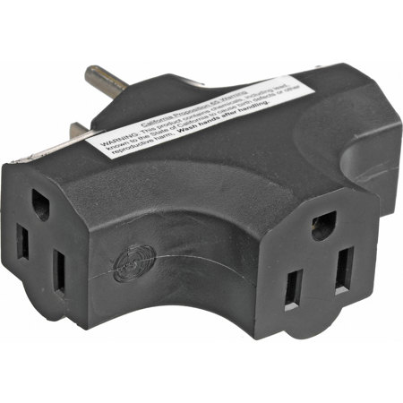 Lex Tri Tap Adapter, Black