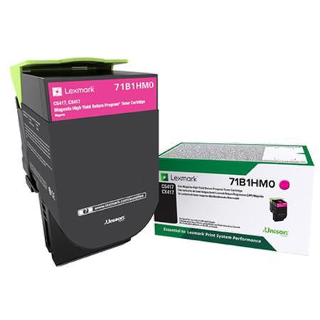 Lexmark Magenta High Yield Return Prog. Toner Cartridge for CS/X 417/517 Printer