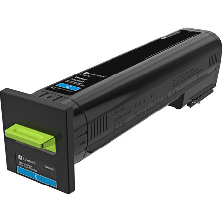 Lexmark 72K0X20 Cyan Extra High Yield Toner Cartridge for CS820de Printer