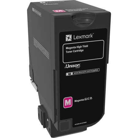 Lexmark 84C0H30 Magenta High Yield Toner Cartridge for CX725, 16000 Pages Yield