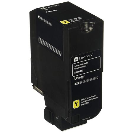 Lexmark 84C0H40 Yellow High Yield Toner Cartridge for CX725, 16000 Pages Yield