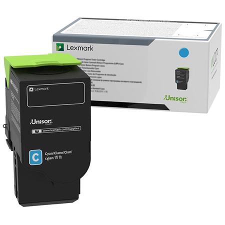 Lexmark C230H20 Cyan High Yield Toner Cartridge, 2300 Pages Yield