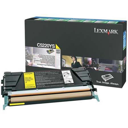 Lexmark C5220YS Standard Yield Yellow Toner Cartridge