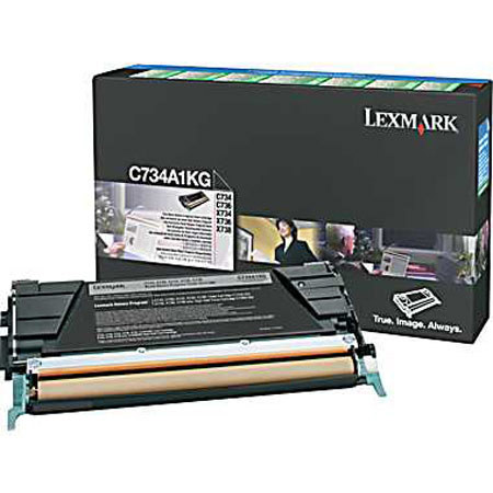 Lexmark C734A1KG Black Toner Cartridge