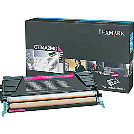 Lexmark C734A2MG Magenta Toner Cartridge