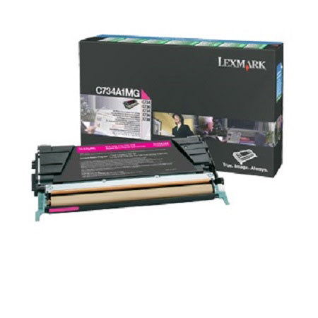 Lexmark C734A4MG Magenta Toner Cartridge