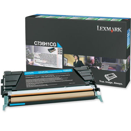 Lexmark C736H1CG Cyan Toner Cartridge