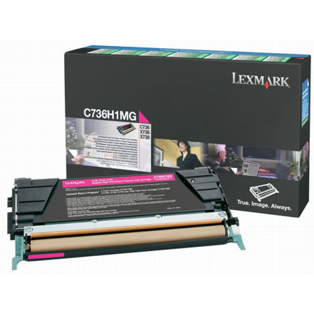 Lexmark C736H1MG Magenta Toner Cartridge