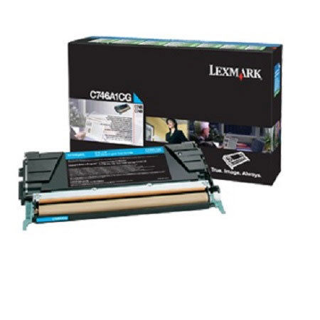 Lexmark C746A4CG Cyan Toner Cartridge
