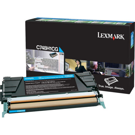 Lexmark Cyan High Yield Return Program Laser Toner Cartridge for C748 Printers