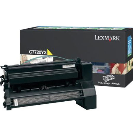 Lexmark C7720YX YellowToner Cartridge, 15,000 Pages