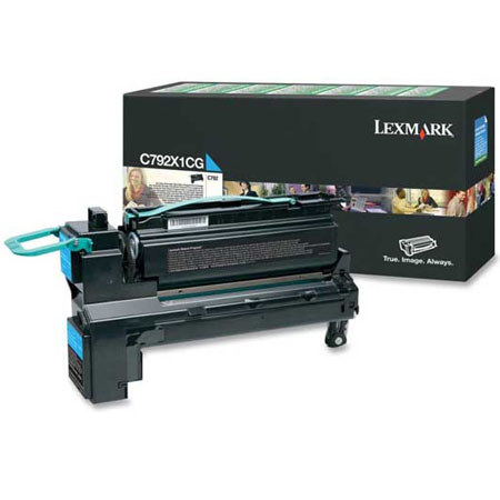 Lexmark C792X1CG Cyan Toner Cartridge