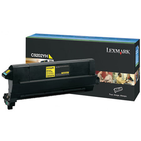 Lexmark C9202YH Yellow Toner Cartridge for C920 Series