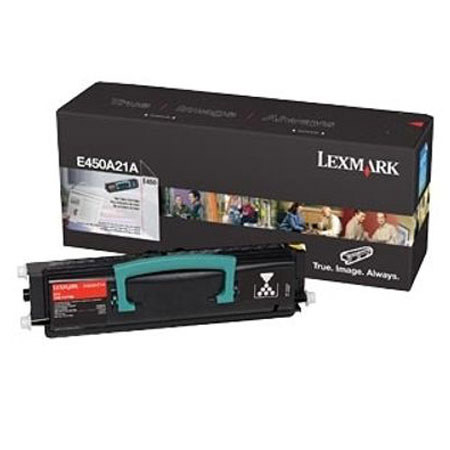 Lexmark E450A21A Toner Cartridge for E450 Printer, Black