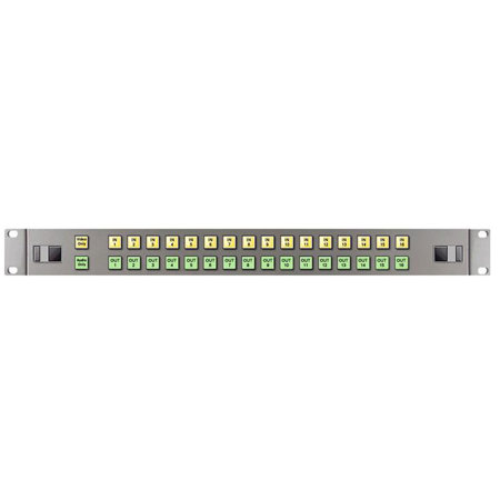 Link Electronics 16 x 16 Analog Video Routing Switcher with Stereo Audio