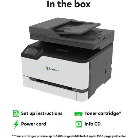 Lexmark MC3426 Wireless Multifunction Color Duplex Laser Printer