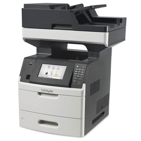 Lexmark MX711dthe B&W Laser MFP, 320GB HDD, 70ppm, 1200 Pages Standard
