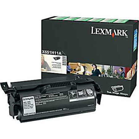 Lexmark X651H11A Black Toner Cartridge