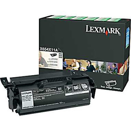 Lexmark X654X11A Black Toner Cartridge