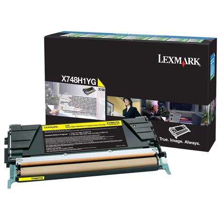Lexmark Yellow High Yield Return Program Laser Toner Cartridge for X748 Printers