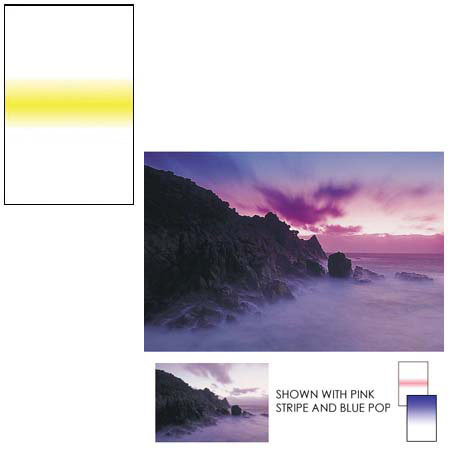 Lee YELSTR Yellow Stripe Filter 4x6in Resin Filter