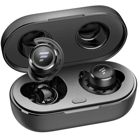 LetsFit T20 True Wireless In-Ear Sports Earbuds, Black