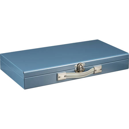 Logan Electric Slide File Storage Box, Holds 750 2x2 Slides, 5" Styrene Inserts