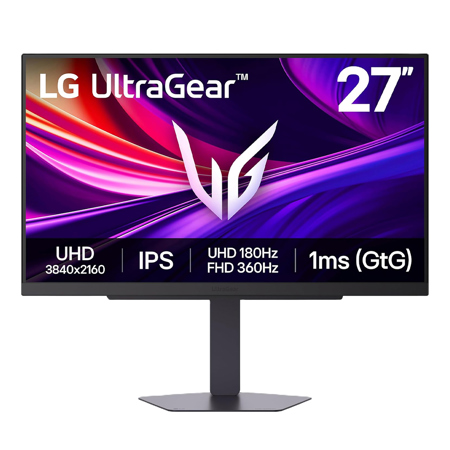 LG UltraGear 27G810A 27" 16:9 Dual Mode 4K UHD 180Hz and Full HD 360Hz IPS LCD HDR Gaming Monitor, Black