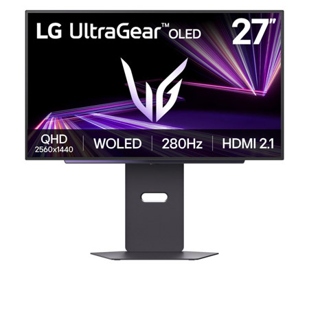 LG UltraGear 27GX700A-B 26.5" 16:9 WQHD 280Hz OLED HDR Gaming Monitor, Black