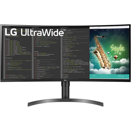 LG 35BN75CN-B 35" 21:9 UltraWide QHD 100Hz Curved VA LED LCD HDR Monitor, Black