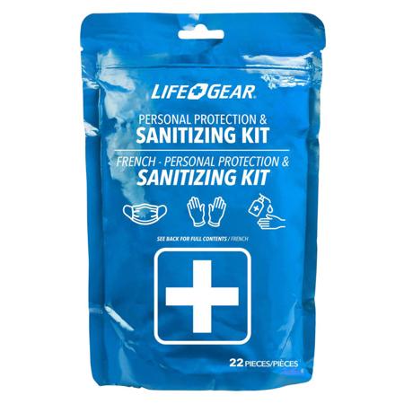 Life+Gear Personal Protection Equipment Sanitizing Kit