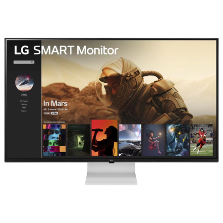 LG 43SQ700S-W 42.5" 16:9 4K Ultra HD IPS LCD HDR Smart Monitor with webOS, Built-In Speakers
