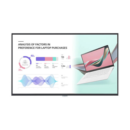 LG UH5J-H 43" 16:9 4K Ultra HD Digital Signage Commercial Smart IPS LCD Display
