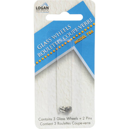 Logan Graphics Glass Cutter Wheels, 3 Pack