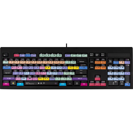 LogicKeyboard Astra Series Adobe After Effect CC Backlit PC Keyboard (American English)