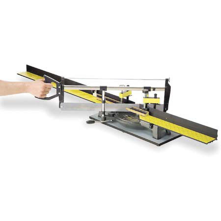 Logan Graphics Logan F100-2: Pro Saw, Wood Frame Mitering Box with Super Fine 24tpi Saw Blade.