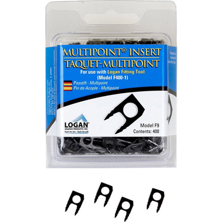 Logan Graphics F9 Multipoint Insert for the F400-1 Fitting Tool, 400-Pack