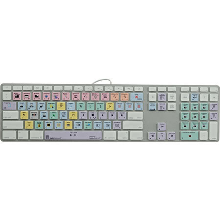 LogicKeyboard Final Cut Pro X Advance Line Keyboard, USB 2.0 -Bundle- LKBU-FCPX1