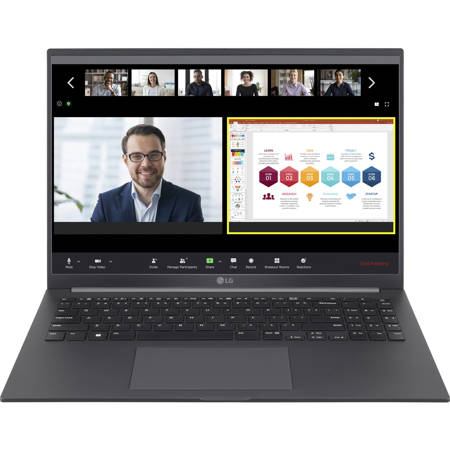 LG Gram 16UT70Q 16" WUXGA Mobile Thin Client, R3 5300U,8GB,256GB SSD,Non-OS,Gray