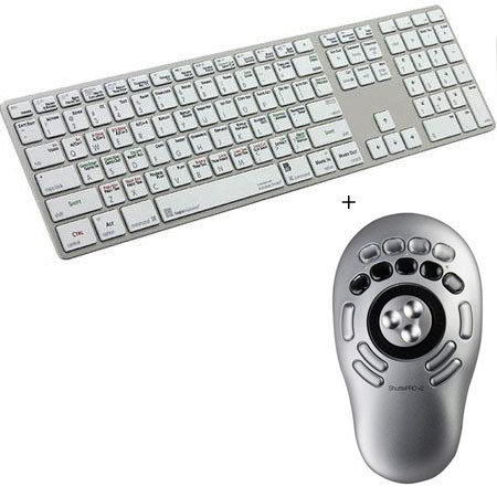 LogicKeyboard Autodesk Smoke Apple Ultra Thin Keyboard w/Coutour #LKBU-SMOKE-AM