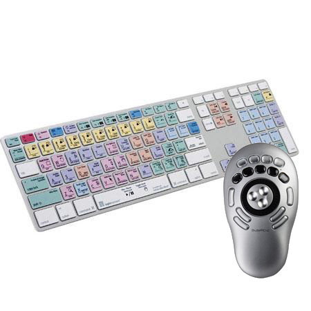 LogicKeyboard Adobe After Effects Apple Ultra Thin Aluminum Pro Keyboard BUNDLE