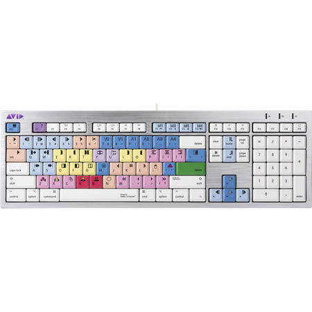 LogicKeyboard ALBA AVID Media Composer Mac Wired Keyboard, American English