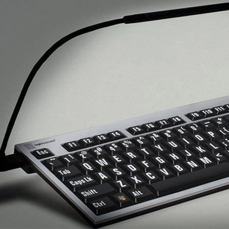 LogicKeyboard LogicLight Keyboard Lamp, Black