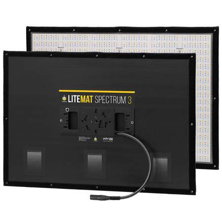 LiteGear LiteMat Spectrum 3 21x30.5" 150W RGBW LED Light Head Kit with Controller, 2019