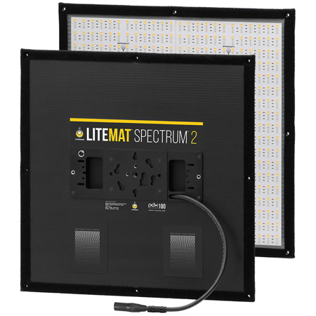LiteGear LiteMat Spectrum 2 21x21" 100W RGBW LED Light Head Kit with Controller, 2019