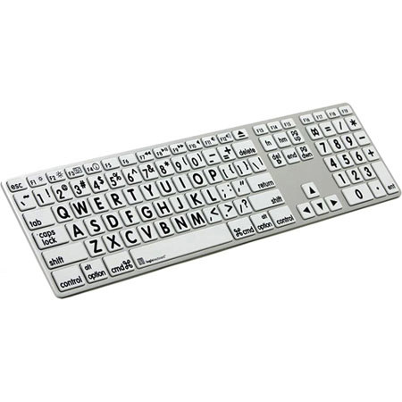 LogicKeyboard White Largeprint US Keyboard