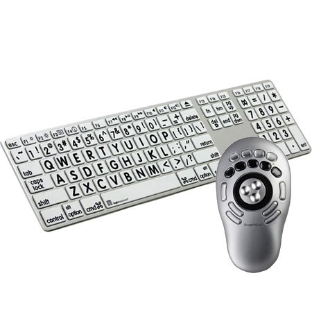 Logickeyboard White Large Print US Keyboard