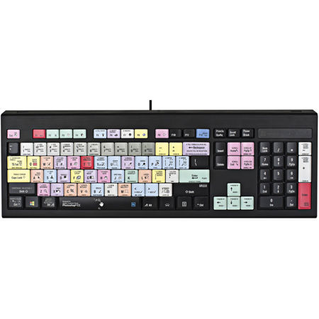 LogicKeyboard Astra Windows Backlit Keyboard for Adobe Photoshop CC, US, Black